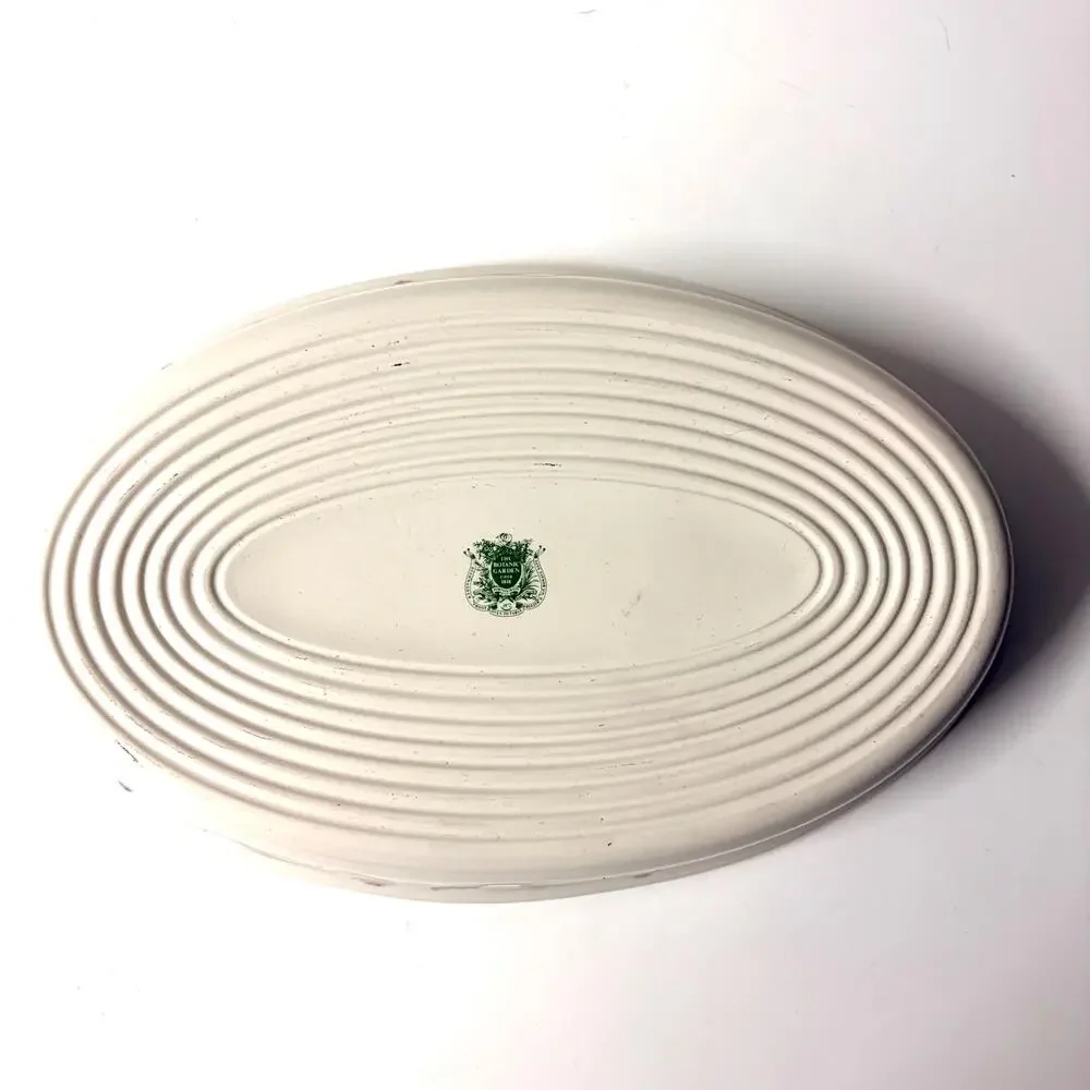 Portmeirion Botanic Garden Oval Baking Dish Aquilegia Slender Gracilis Columbine
